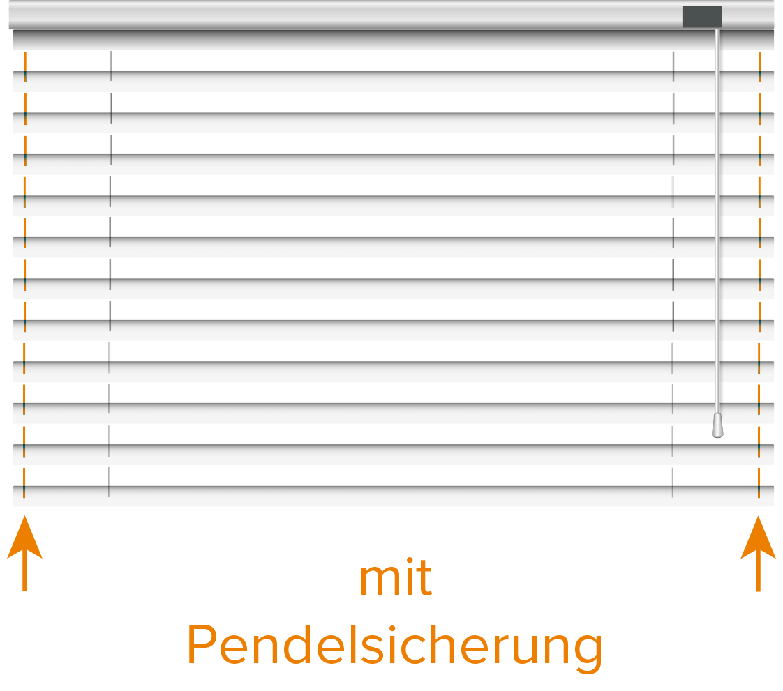 Mit Pendelsicherung