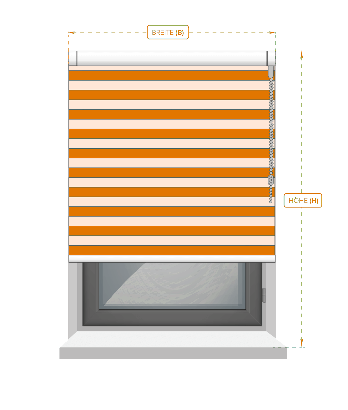 Maß-Diagramm