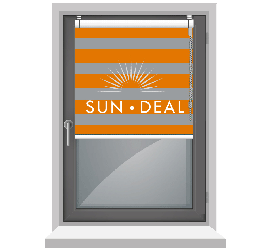 SunDeal® Doppelrollo ohne Bohren