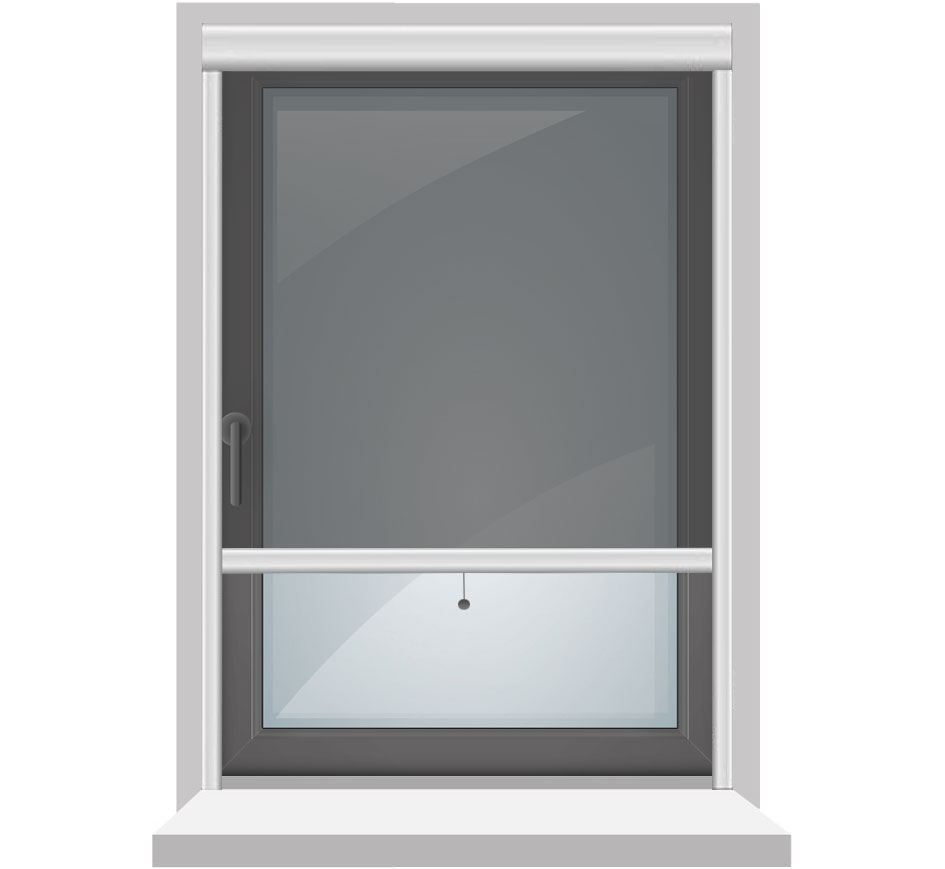 Insektenschutzrollo für Fenster und Türen