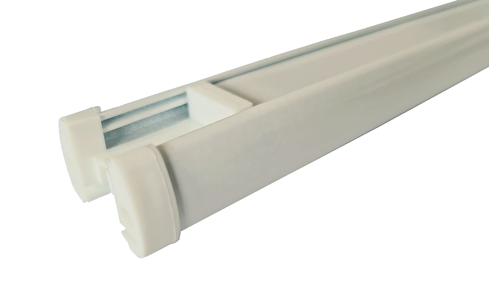 Profil Plisseerotec Weiss