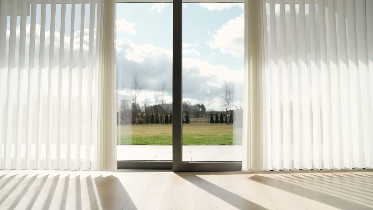derSonnenschutz Vertical Dream Gardinen Vorhang mit modernerer Lamellenoptik - NEUHEIT