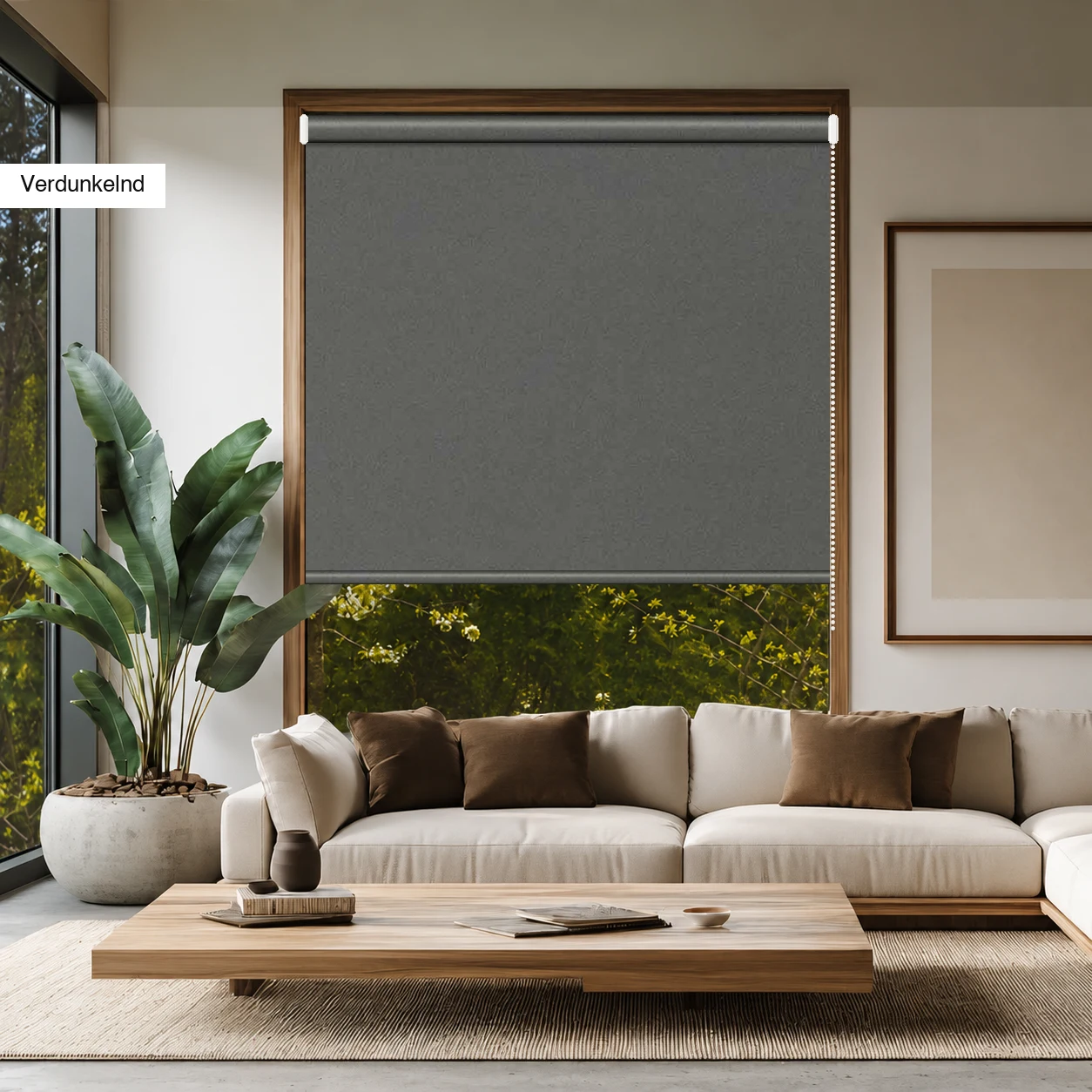 SunDeal® Rollo ohne Bohren