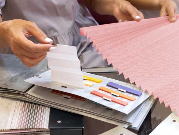 Plissee Farbübersicht - Wählen sie aus hunderten Plisseestoffen und Farben