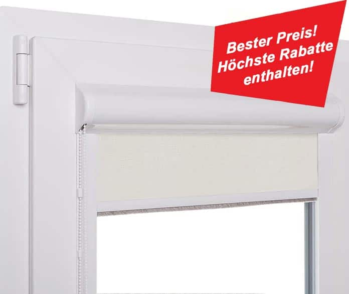 Glasleistenrollo SunDeal günstig nach Maß, schnell nach hause geliefert.