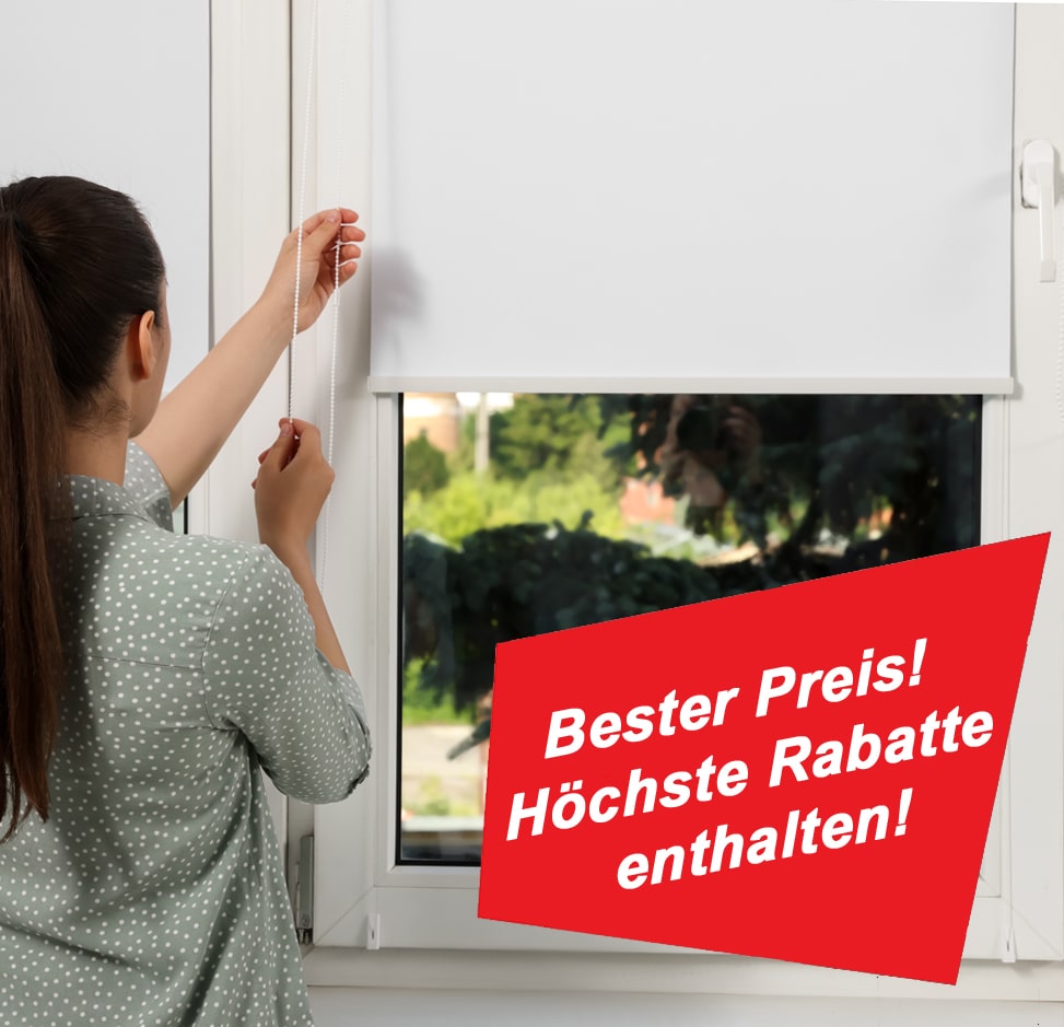 Rollo günstig nach Maß bei DerSonnenschutz mit Bestpreis online kaufen.