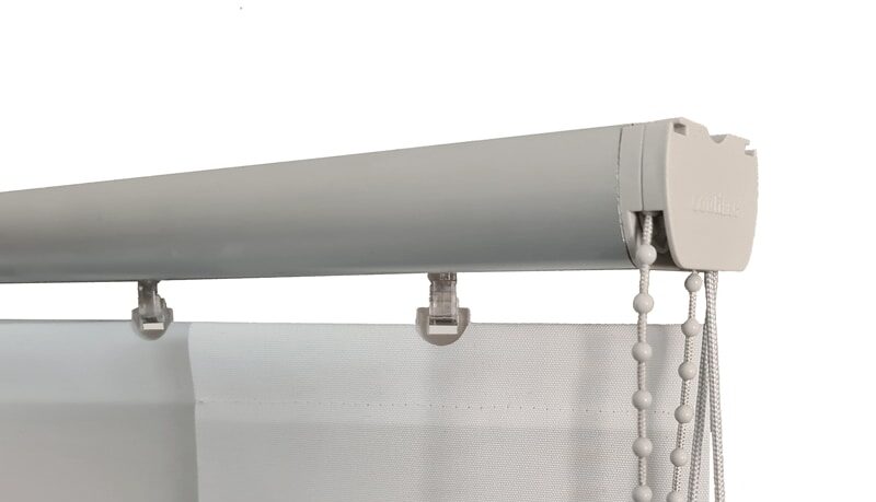 Classic line Lamellenvorhang – halbrunde Oberschiene mit Kettenzug