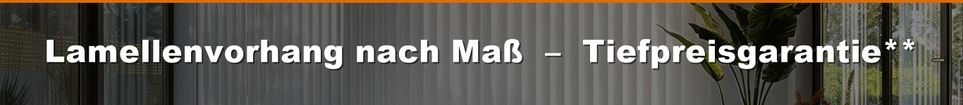 Lamellenvorhang nach Maß
