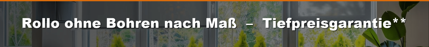 Rollo ohne Bohren nach Maß