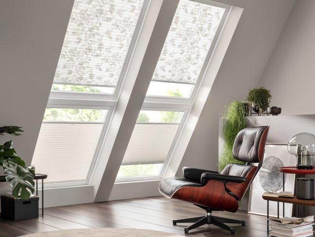 Dachfenster Plissee Cosiflor für Velux Schrägfenster