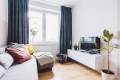 Interior of small apartment living room